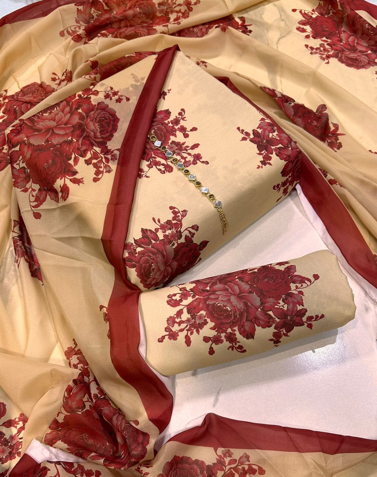 FLORAL DIGITAL SWISS LAWN