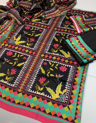 FLORAL DIGITAL PRINT SILK