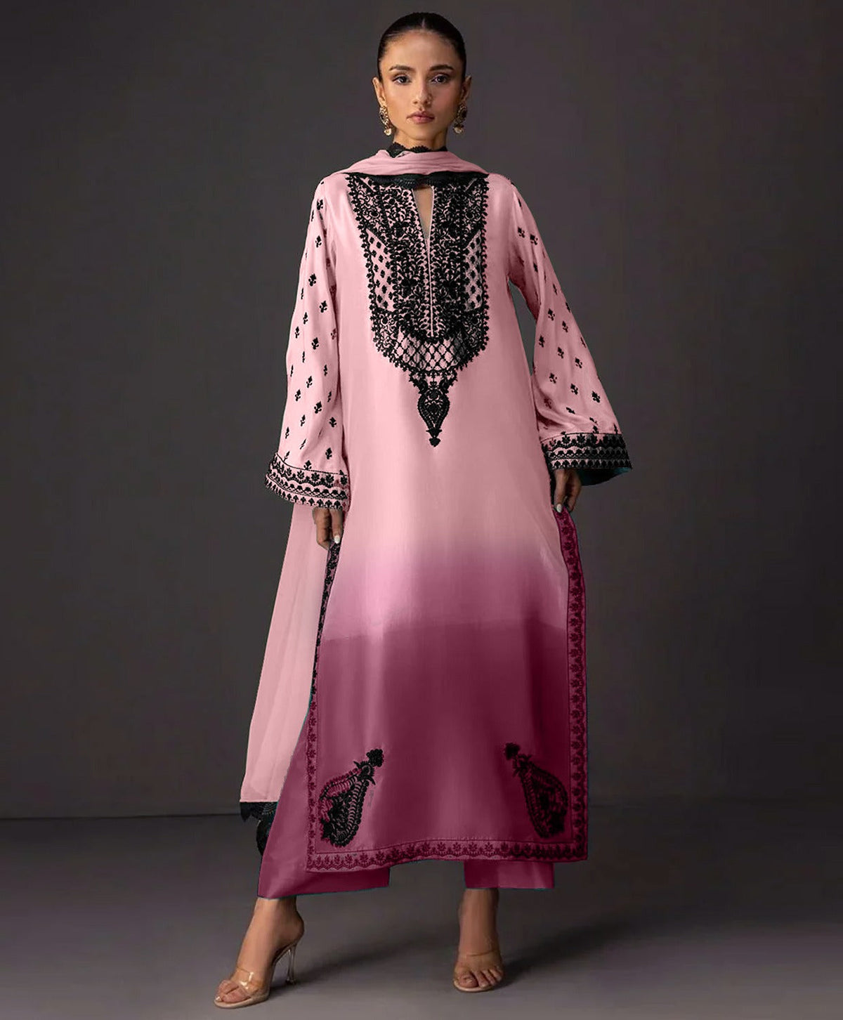 FLORAL DIGITAL PRINT SILK