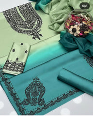 FLORAL DIGITAL PRINT SILK