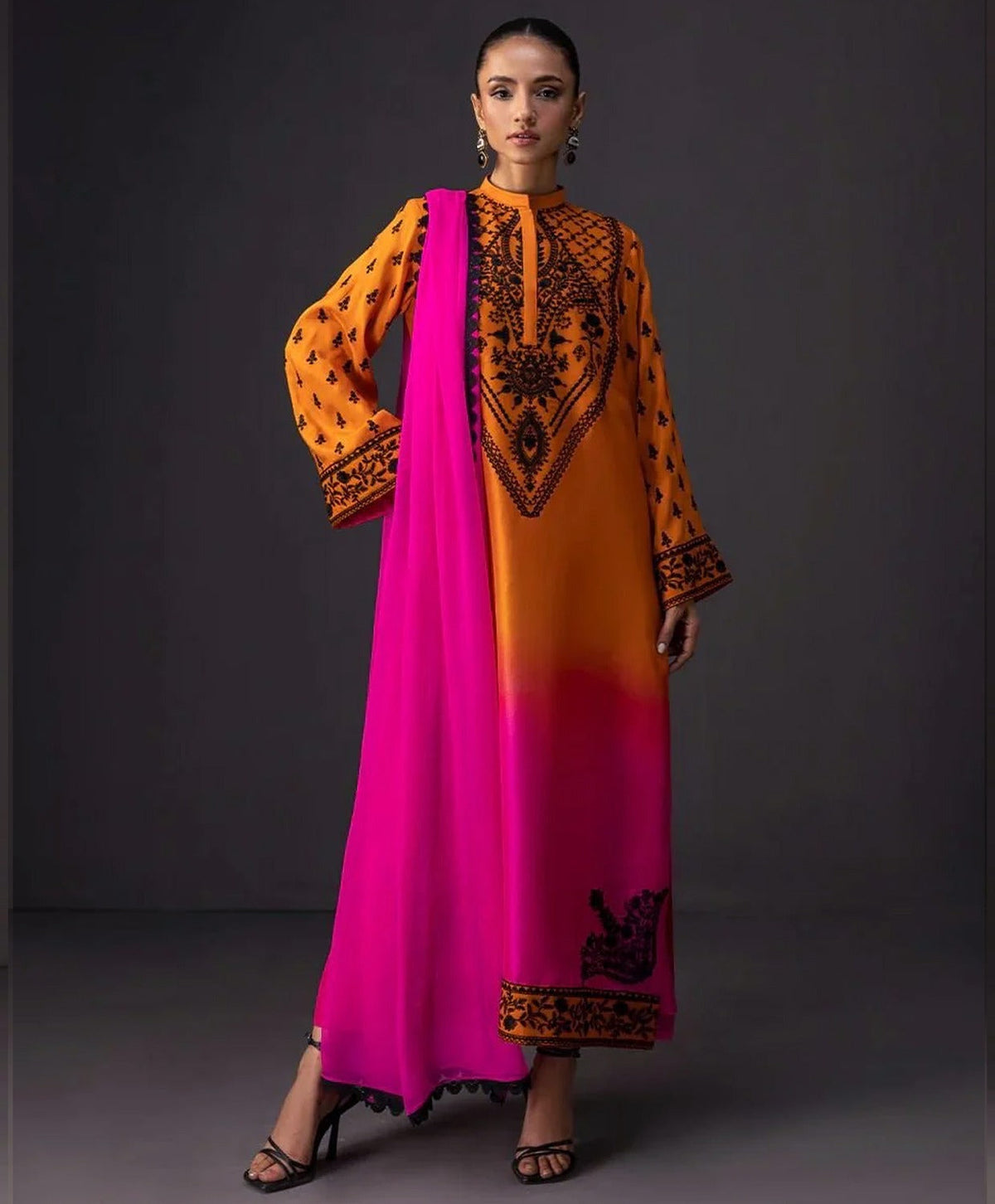 FLORAL DIGITAL PRINT SILK