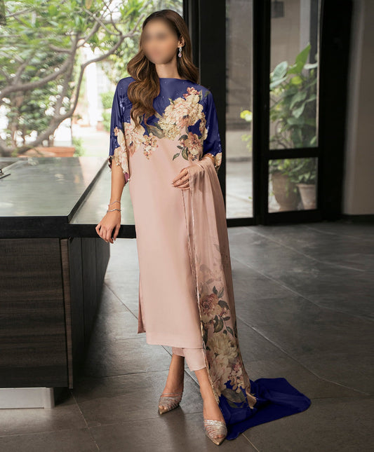 FLORAL DIGITAL PRINT SILK