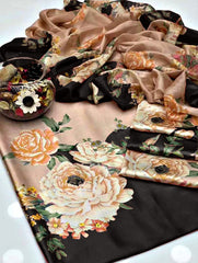 FLORAL DIGITAL PRINT SILK