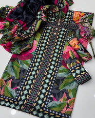 FLORAL DIGITAL PRINT SILK