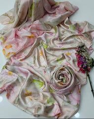 FLORAL DIGITAL PRINT SILK